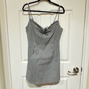 70/21 Black and White Gingham Dress